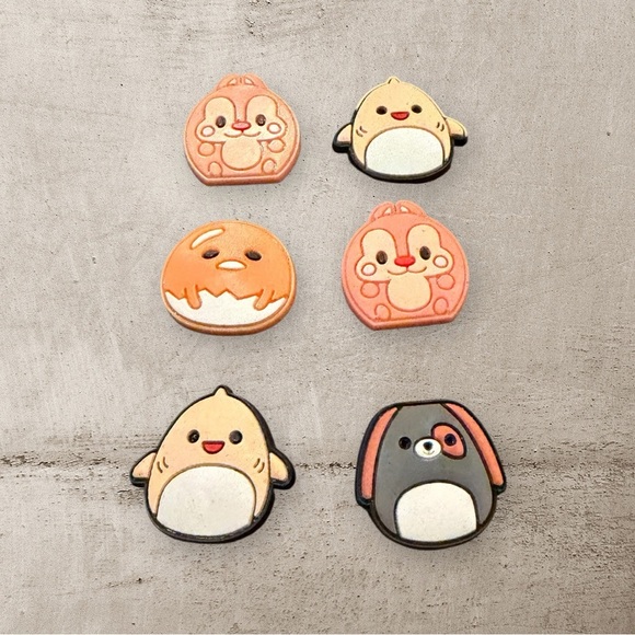 Jibbitz Other - Jibbitz for Crocs Squishmallow Animals Set of 6
